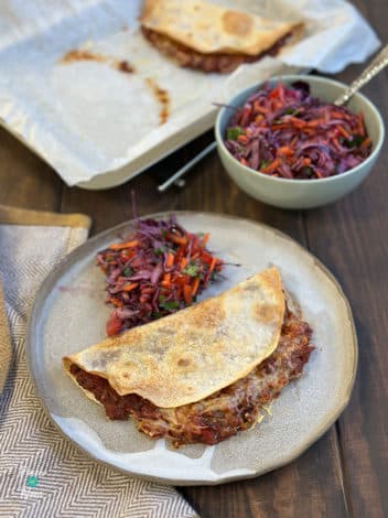 Slow Cooker Lamb Tacos pinchofnom.com