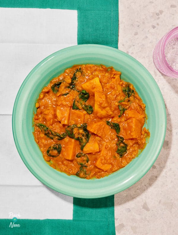 Slow Cooker Sweet Potato and Peanut Butter Stew pinchofnom.com