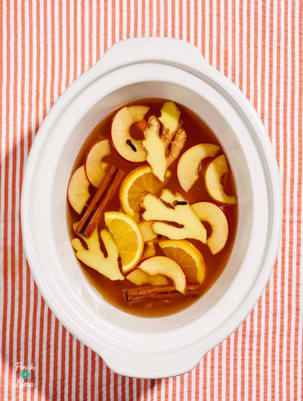 Slow Cooker Winter Punch pinchofnom.com