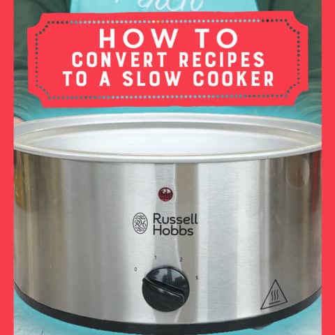 How to convert recipes to your slow cooker