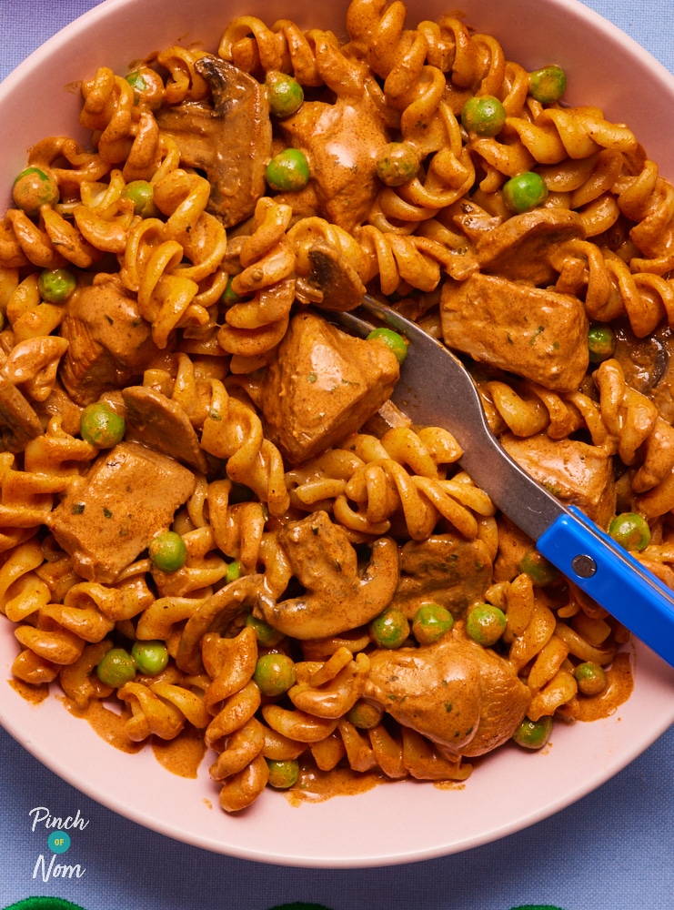 Creamy Cajun-Style Chicken, cooked and ready for serving.